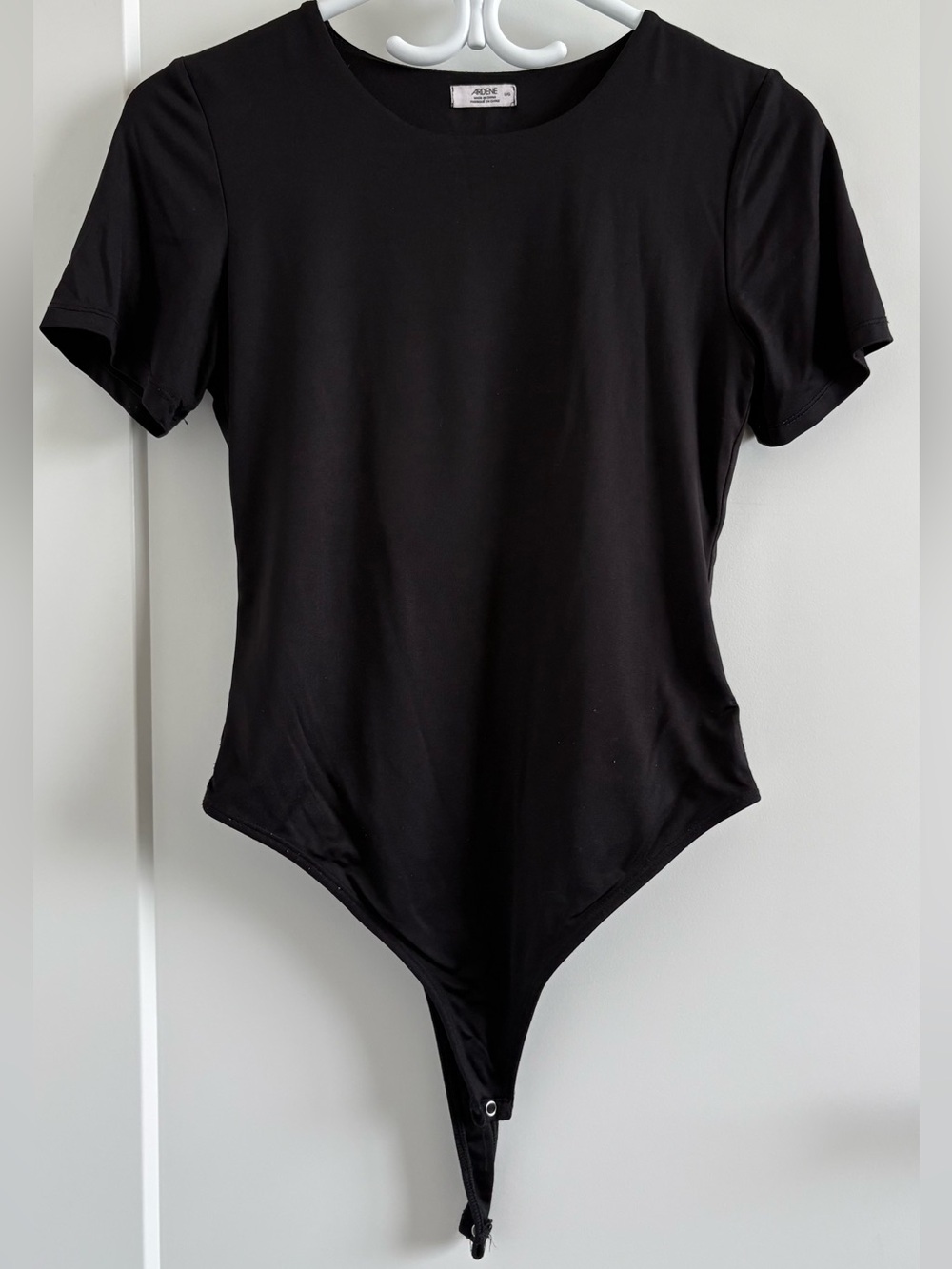 Ardene Black Short Sleeve Bodysuit